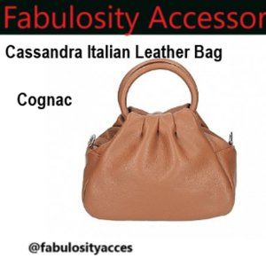 Adorable Brown Crossbody Bag Italian Leather with Crossbody Strap